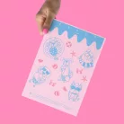 Komposztálható, lebomló kutya kakizacsi 1 doboz (21 tekercs), pink/ BAG ORGANI