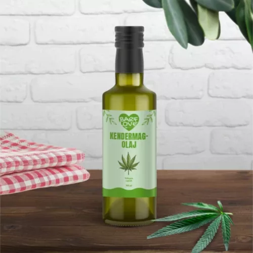 Kendermagolaj kutyáknak és macskáknak - hidegen sajtolt 100ml / BARF Love
