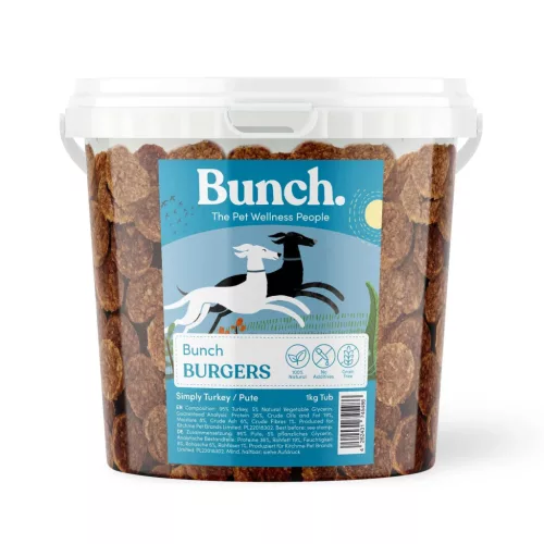 Pulyka burger jutalomfalat kutyáknak 1kg / Bunch