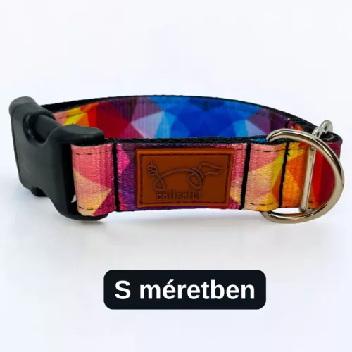 Trendi nyakörv kiskutyáknak S méretben / Collarful (magyar termék)