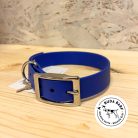 BioThane nyakörv kutyáknak sötét kék állítható 36-46 cm  - 2,5 cm széles / DOGoods