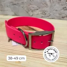 BioThane nyakörv kutyáknak pink állítható 38-49 cm - 4 cm széles / DOGoods