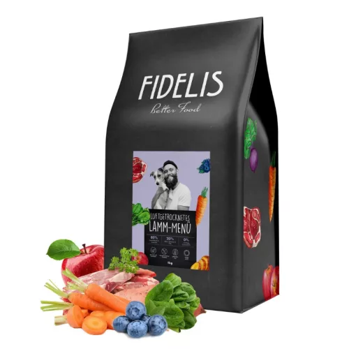 Száraz menü bárányhússal és zöldségekkel 1kg / Fidelis