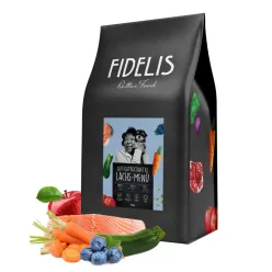 Száraz menü lazaccal és zöldségekkel 1kg / Fidelis
