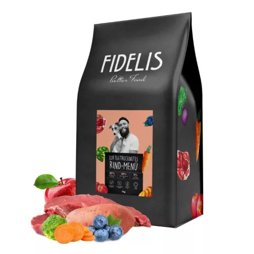 Száraz menü marhahússal és zöldségekkel 1kg / Fidelis