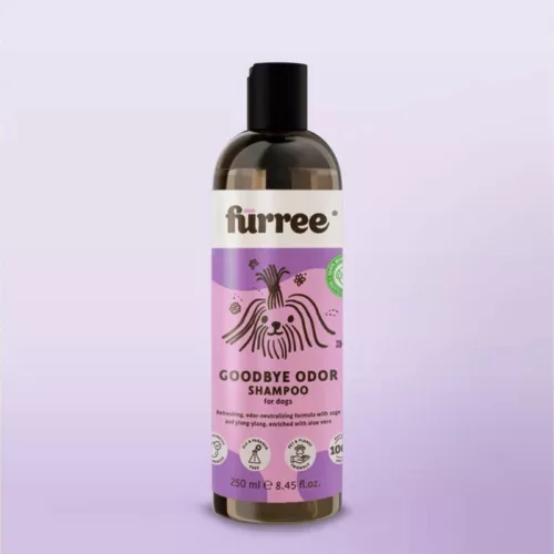 100% természetes kutyasampon kellemetlen szagok ellen 250ml / Fürree Goodbye Odor
