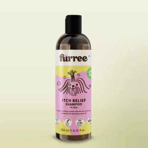 100% természetes kutyasampon viszkető, irritált bőrre 250ml/ Fürree Itch Relief
