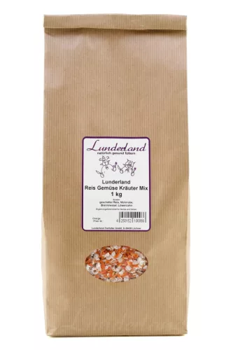 Zöldségmix rizs pehellyel 1kg/ Lunderland