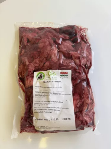 Szarvashús nyesedék 1 kg / Livi's green - BARF hús