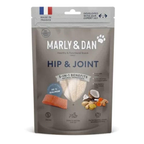 Hip & Joint funkcionális jutalomfalat kutyáknak 80g /Marly & Dan - ízületre
