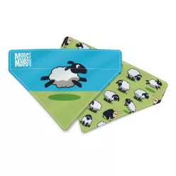   Bandana bárányos figurás kendő kutyáknak "L" méret / Max & Molly