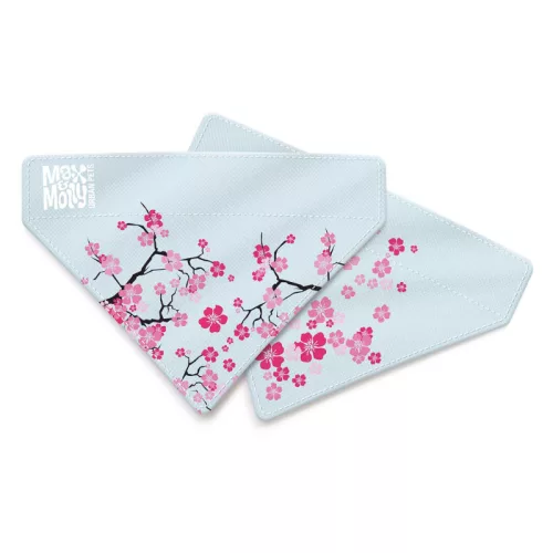 Bandana cseresznyevirág figurás kendő kutyáknak L méret / Max & Molly