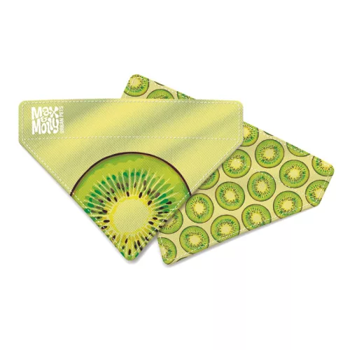 Bandana kiwis figurás kendő kutyáknak S méret / Max & Molly