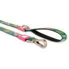 Trópusi mintájú póráz kutyáknak "L" méret - 120 cm/ Max & Molly
