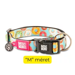   GOTCHA! Okos Nyakörv QR-ID azonosítóval és Geo-értesítéssel -Fánkos mintával "M" méret/ Max & Molly