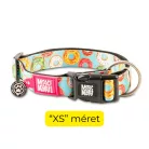 GOTCHA! Okos Nyakörv QR-ID azonosítóval és Geo-értesítéssel -Fánkos mintával "XS" méret/ Max & Molly