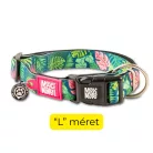 GOTCHA! Okos Nyakörv QR-ID azonosítóval és Geo-értesítéssel - Trópusi mintával "L" méret/ Max & Molly