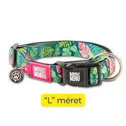   GOTCHA! Okos Nyakörv QR-ID azonosítóval és Geo-értesítéssel - Trópusi mintával "L" méret/ Max & Molly