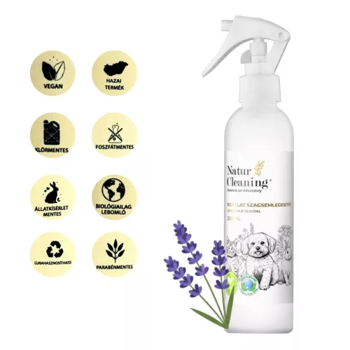 Kisállat szagsemlegesítő levendula olajjal 200 ml / Naturcleaning