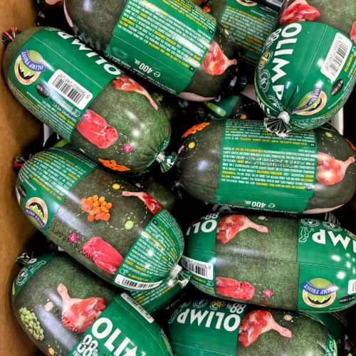 Kacsahúsos párolt menü borsóval és sárgarépával 400g / Olimp