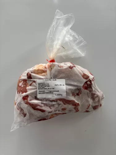 Csirkenyak 1kg / Páldeák - BARF hús kutyáknak