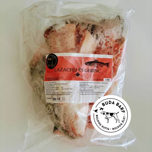Lazacfej és gerinc kb. 1 kg / Special dog food - BARF hús kutyáknak