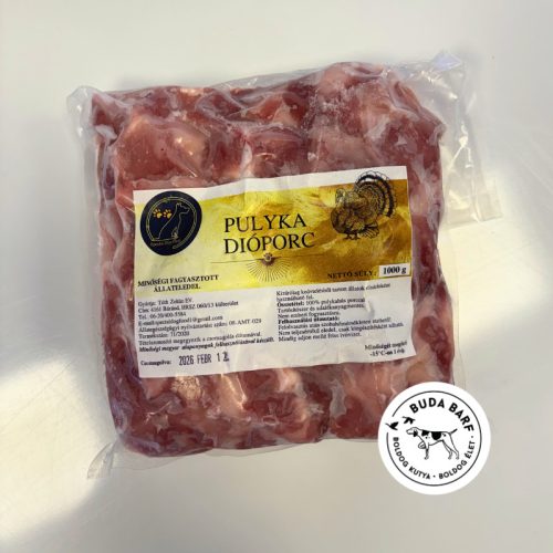 Pulyka dióporc 1kg / Special dog food - BARF hús kutyáknak