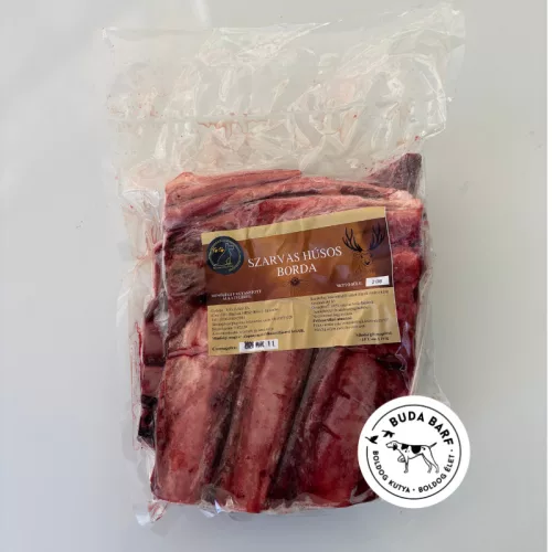 Szarvas húsos borda 2db / Special dog food - BARF hús kutyáknak
