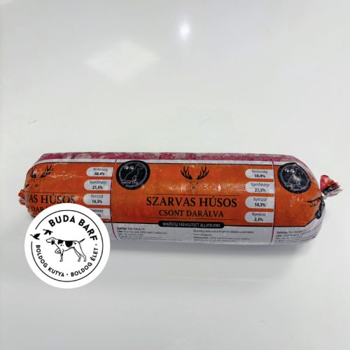 Szarvashús csonttal darálva 500gr / Special dog food - BARF Hús kutyáknak