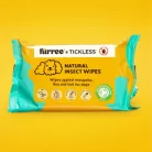 Természetes kullancs, bolha és szúnyogriasztó nedves törlőkendő 20db/ TICKLESS