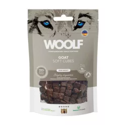   Főtt monoprotein kecskehúsos jutalomfalat kockák 100g / Woolf