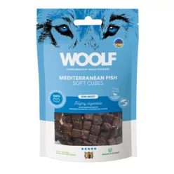 Főtt monoprotein mediterrán halkockák 100gr / Woolf