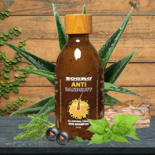 100% természetes, vegán kutyasampon korpás bőrre - Zooro® Anti Dandruff, 200ml
