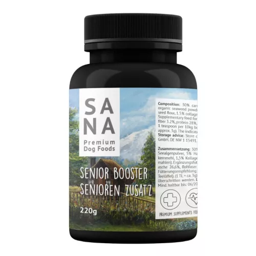 Természetes vitamin idős kutyáknak 220g - SENIOR BOOSTER / SANA