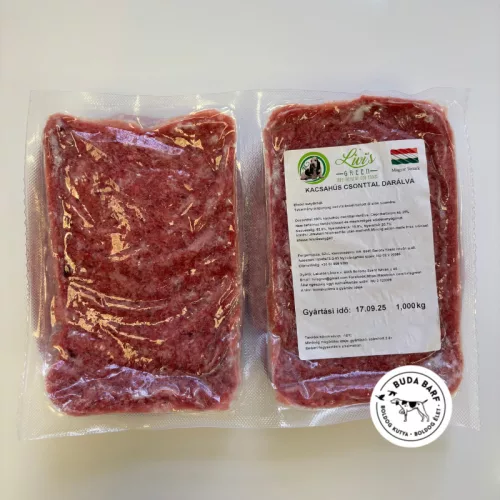 Kacsahús csonttal darálva 1kg / Livi's green - BARF hús