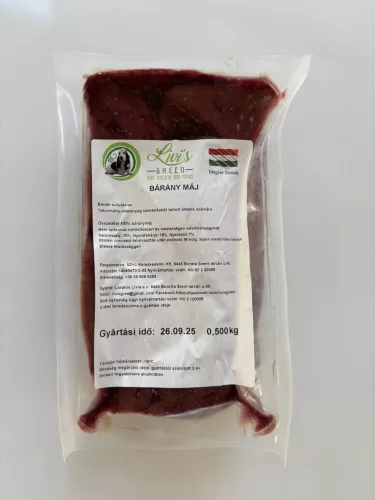 Bárány máj 500g / Livi's green - BARF hús