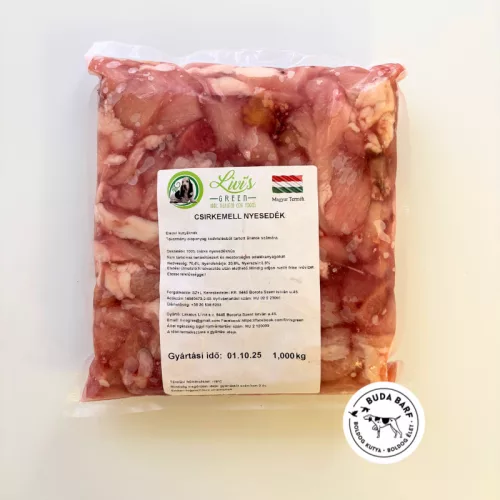 Csirkemell nyesedék 1kg / Livi's green - BARF hús