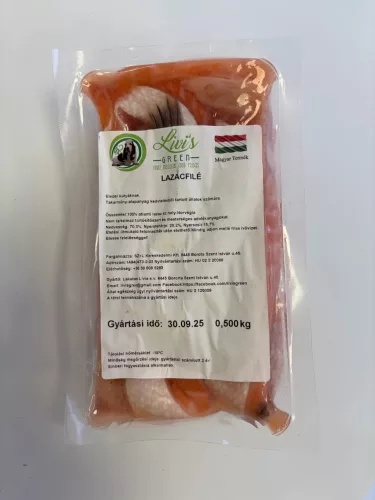 Lazacfilé darabolva 500g / Livi's green - BARF hús