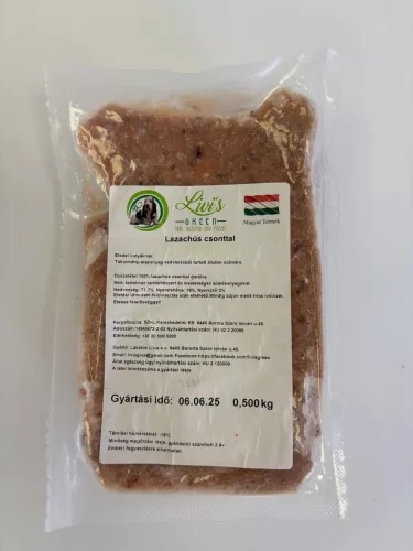 Lazachús csonttal darálva 500g / Livi's green 