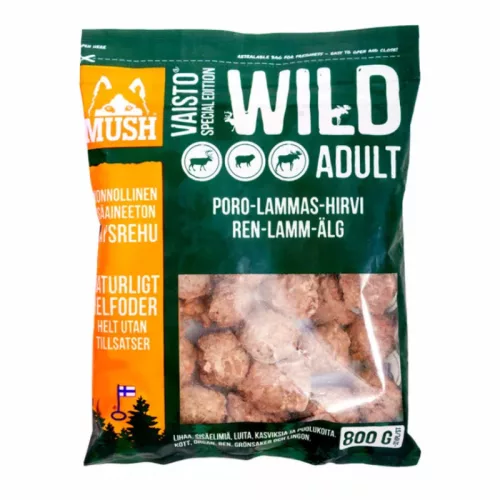 Mush Wild Rénszarvas-Bárány-Jávorszarvas 800g / Farkaskonyha - BARF hús