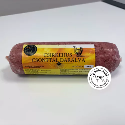 Csirkehús csonttal darálva 500g / Special dog food - BARF hús
