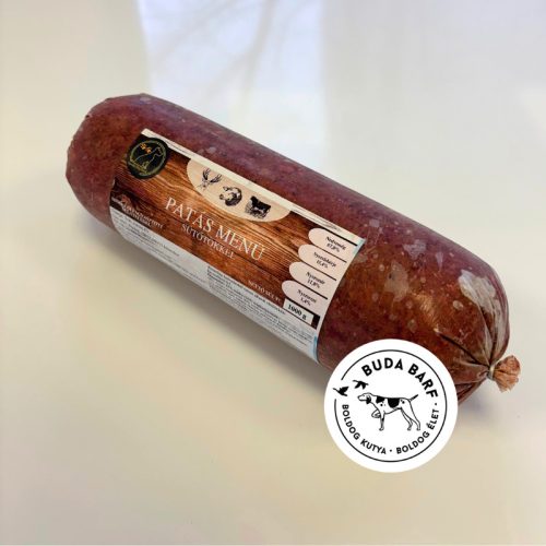 Patás menü sütőtökkel - marha, szarvas, bárány 1kg/ Special dog food - BARF hús kutyáknak