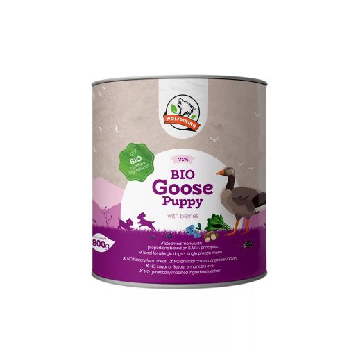 BIO LIBA párolt menü kölyökkutyáknak 800g/FARKASKONHYA