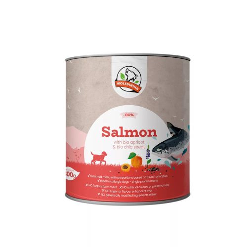 LAZAC párolt menü kutyáknak 800g/FARKASKONYHA